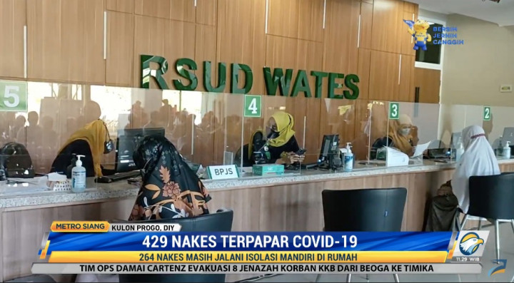 429 Nakes Terpapar Covid-19, Pelayanan Kesehatan Kulon Progo Terganggu
