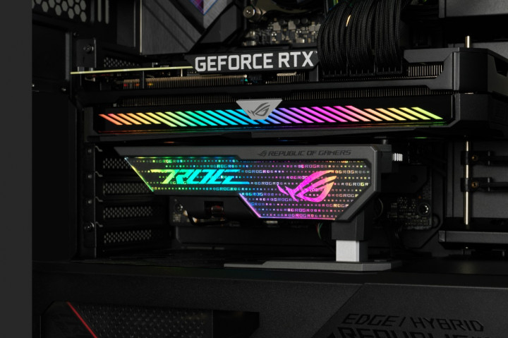 Asus Punya Aksesori Graphic Card Holder Memikat, ROG Herculx