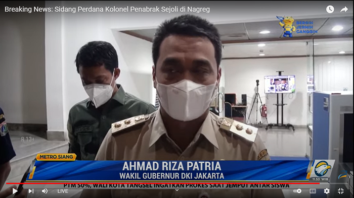 Pemprov DKI Jakarta Siap Menunggu Kebijakan PTM 100%