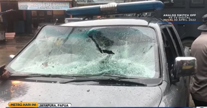 Demo Mahasiswa Tolak Pemekaran Papua Ricuh, 1 Polisi Terluka