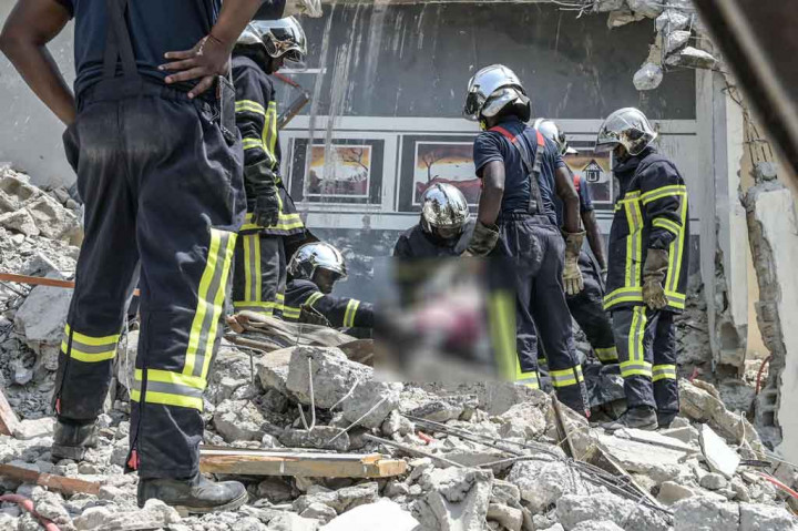Gedung Empat Lantai di Pantai Gading Runtuh, Lima Orang Meninggal