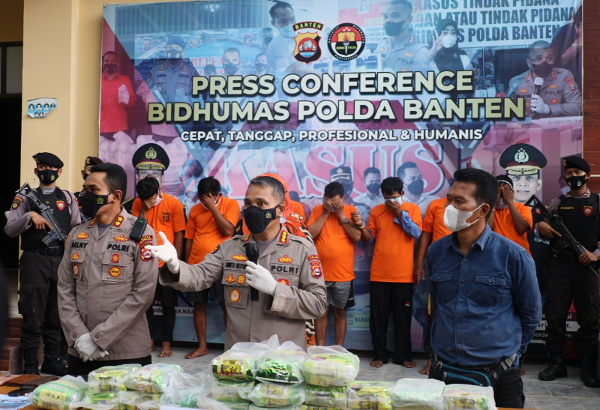 Penyelundupan 23 Kilogram Sabu di Pandeglang Digagalkan