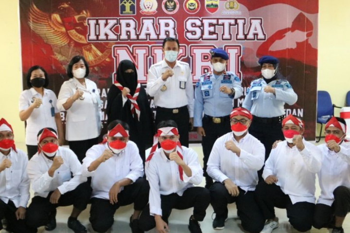 8 Narapidana Terorisme di Lapas Medan Berikrar Setia kepada NKRI