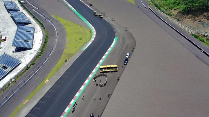 Akhirnya, Kejar Tayang Pengaspalan Ulang Sirkuit Mandalika Selesai