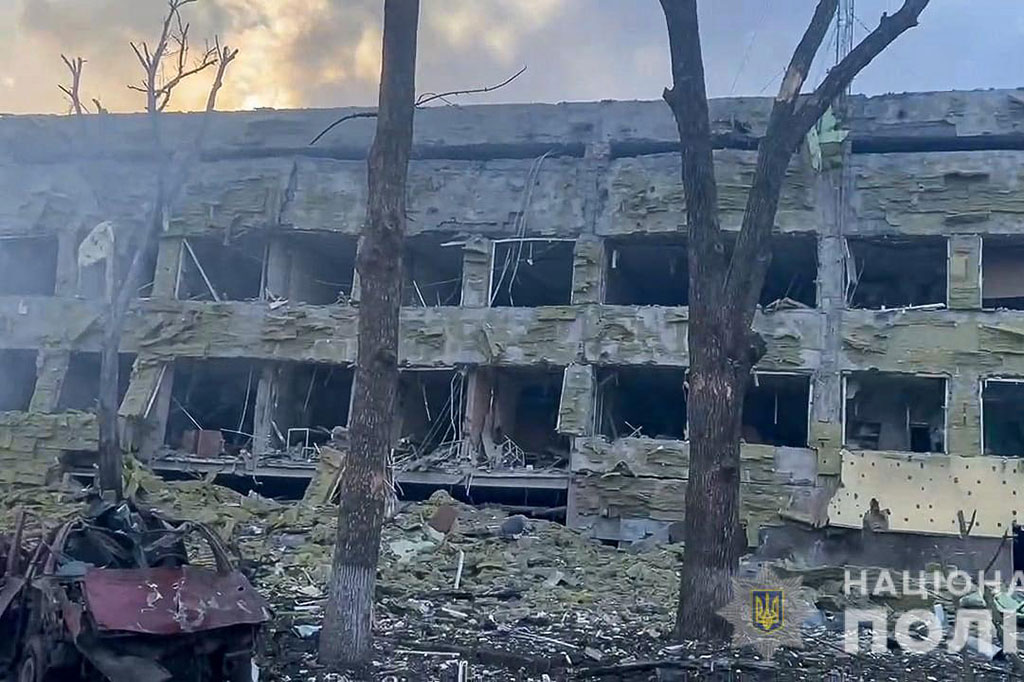 Tragis! RS Anak dan Bersalin di Mariupol Hancur Dihantam Rudal Rusia