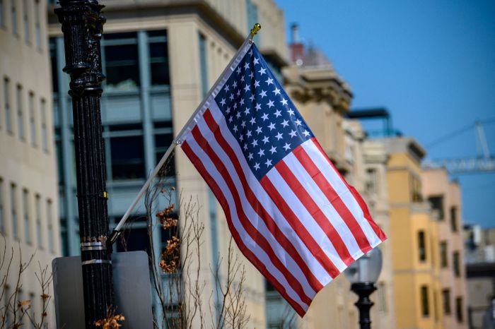 Ilustrasi bendera Amerika Serikat (AS)  - - Foto: dok AFP
