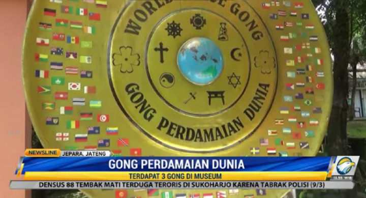 Yuk! Intip Penampakan Gong Perdamaian Dunia di Jepara