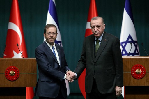 Pertemuan Erdogan-Presiden Israel Hidupkan Kembali Dialog Politik