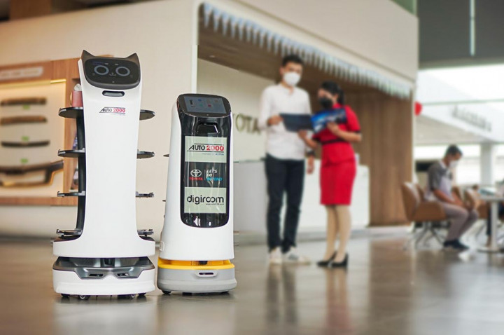 Dealer Mobil di Indonesia Sudah Ada yang Pakai Robot Pelayan