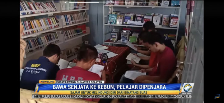 Pelajar Dipenjara Akibat Bawa Senjata Tajam ke Kebun