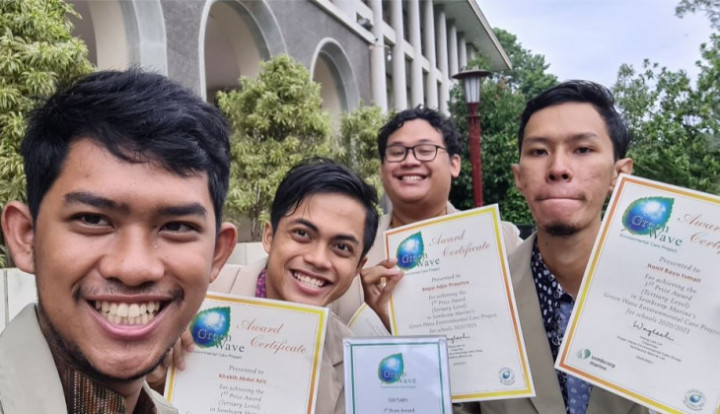 Selamat! Mahasiswa UGM Juara 1 Greenwave Environmental Care Competition