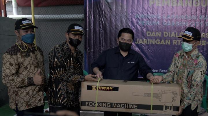 Kasus DBD Tinggi di Banten, Erick Thohir Bantu 50 Mesin <i>Fogging</i>