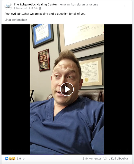 [Cek Fakta] Benarkah Vaksin Covid-19 Menyebabkan Kanker Kambuh? Cek Dulu Faktanya