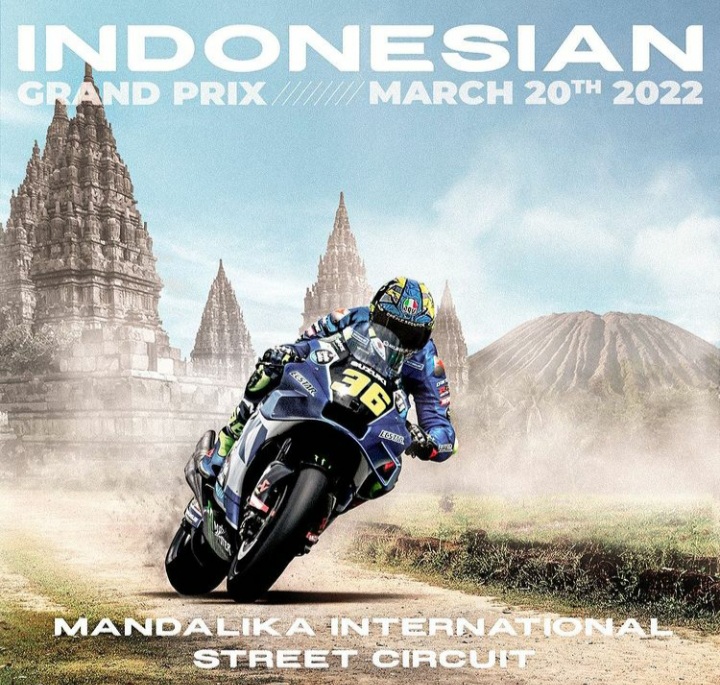 Suzuki MotoGP Unggah Foto Joan Mir di Lintasan Tanah Berdebu, Sindir Sirkuit Mandalika?