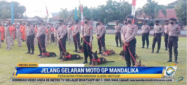 3.427 Personel Gabungan Diterjunkan Amankan MotoGP Mandalika