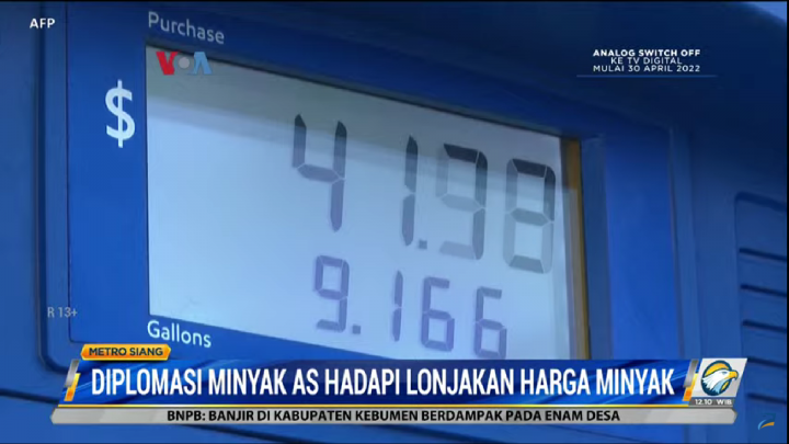 Diplomasi Minyak AS Hadapi Lonjakan Harga Minyak