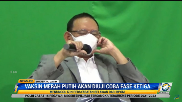 Vaksin Merah Putih Akan Diuji Coba Fase Ketiga