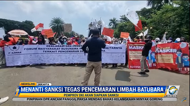 Warga Marunda Protes Polusi Udara, Pemprov DKI Siapkan Sanksi