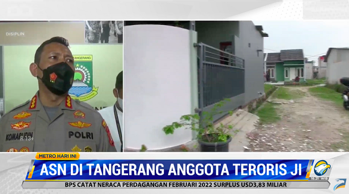 ASN di Tangerang Terduga Anggota Teroris JI
