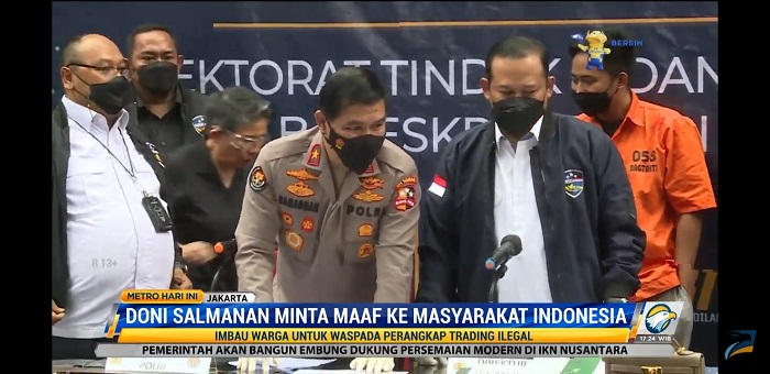 Sebabkan Kerugian Masyarakat, Doni Salmanan Minta Maaf