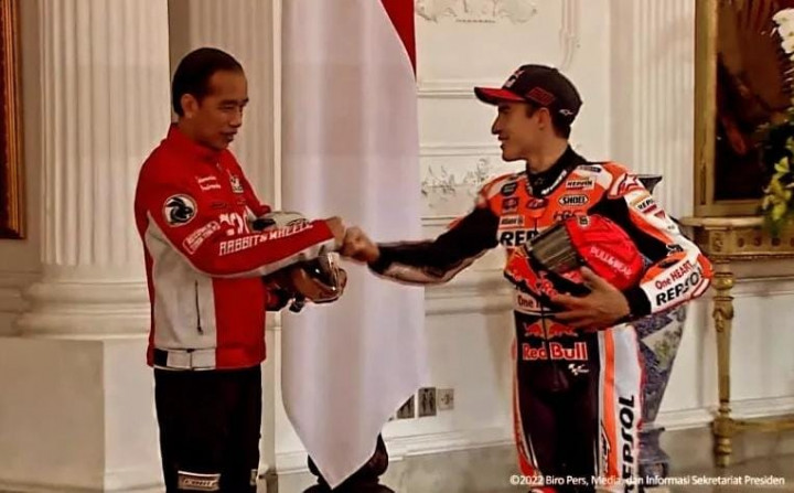 Cerita Jokowi Tak Boleh Ikut Konvoi Pembalap MotoGP