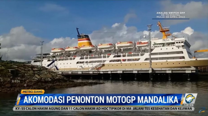 Mengintip Penginapan Terapung Gratis untuk Penonton MotoGP Mandalika