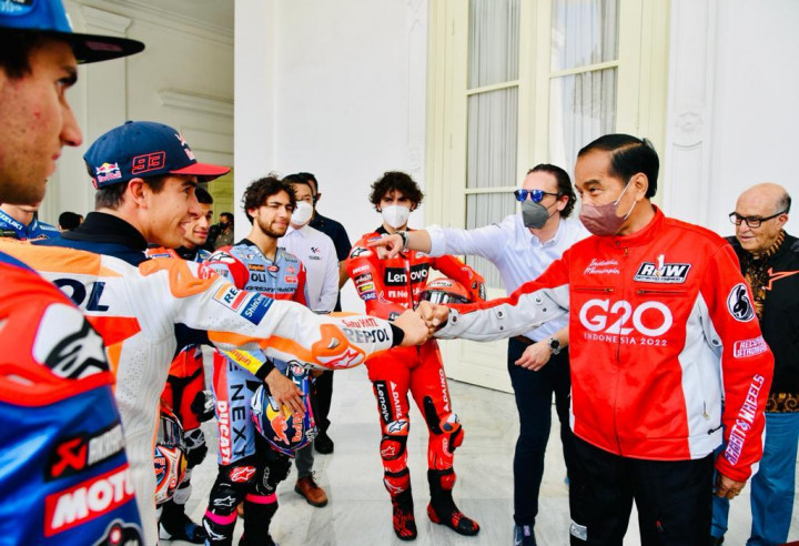Marc Marquez dan Joan Mir Bilang Begini saat Jumpa Jokowi