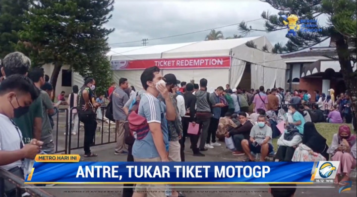Antrean Panjang Penukaran Tiket MotoGP Mandalika Jadi Evaluasi