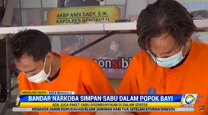 Pengedar Narkoba Simpan Sabu dalam Popok Bayi