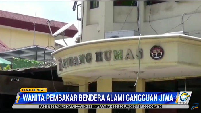 Pelaku Pembakar Bendera Merah Putih Alami Gangguan Jiwa