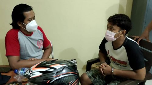 Terekam Kamera Pengawas, Pelaku Begal Payudara di Kediri Diciduk