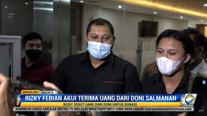 Rizky Febian Mengaku Terima Rp400 Juta dari Doni Salmanan