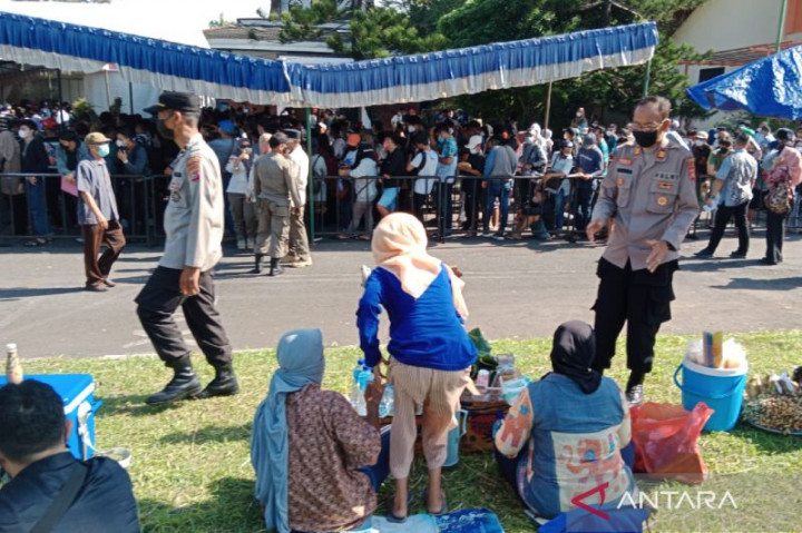 Polisi Awasi Penerapan Prokes Penukaran Tiket MotoGP Mandalika