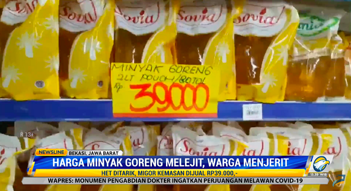 Harga Minyak Goreng Melejit, Warga Menjerit