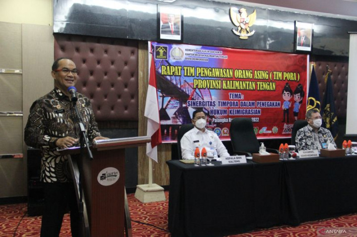 Kemenkumham Kalteng Perkuat Pengawasan Orang Asing