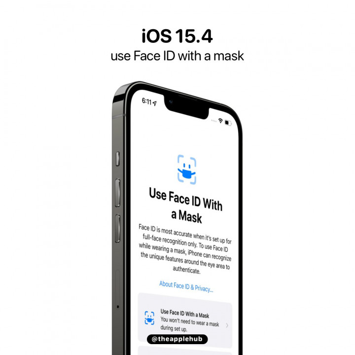 Begini Cara Update iOS 15.4 dan Mengaktifkan Face ID dengan Masker