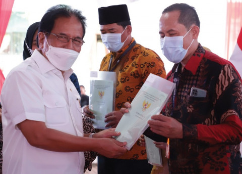 2.989 Sertifikat Tanah Dibagikan di Kabupaten Tangerang