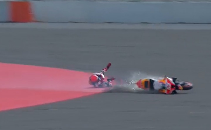 Breaking News: Marc Marquez Kecelakaan di FP2 MotoGP Mandalika