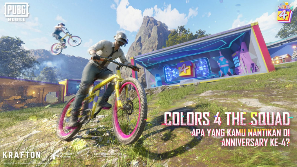 Update PUBG Mobile 1.9 bawa sepeda gunung