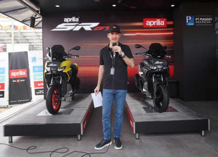 Aprilia Kenalkan Motor Matic Anyar di Sirkuit Mandalika