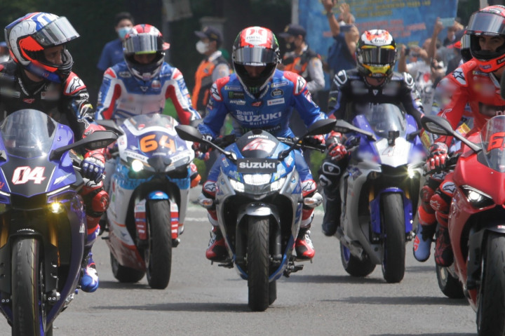 Alasan Joan Mir Naik Suzuki Gixxer SF 250 di Parade MotoGP