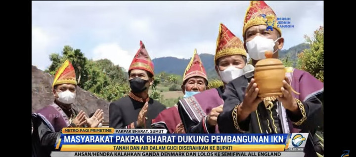 Dukung Pembangunan IKN, Masyarakat Pakpak Bharat Serahkan Air dan Tanah