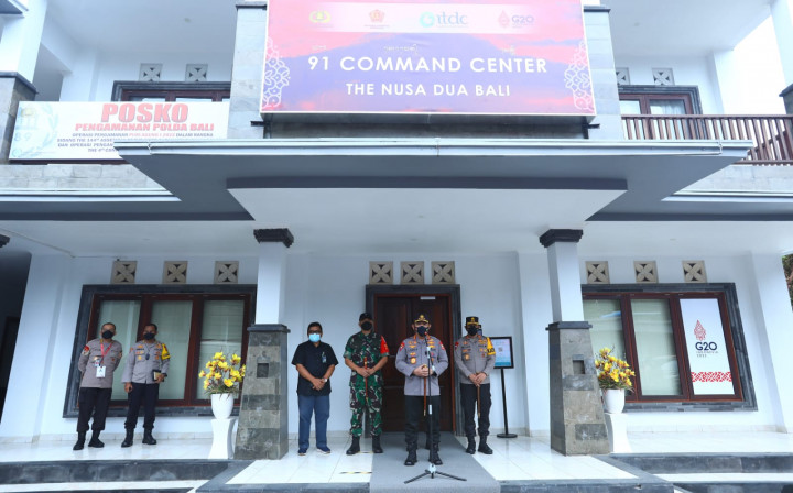 Pastikan Pengamanan Event Internasional, Kapolri Tinjau 91 Command Center di Bali