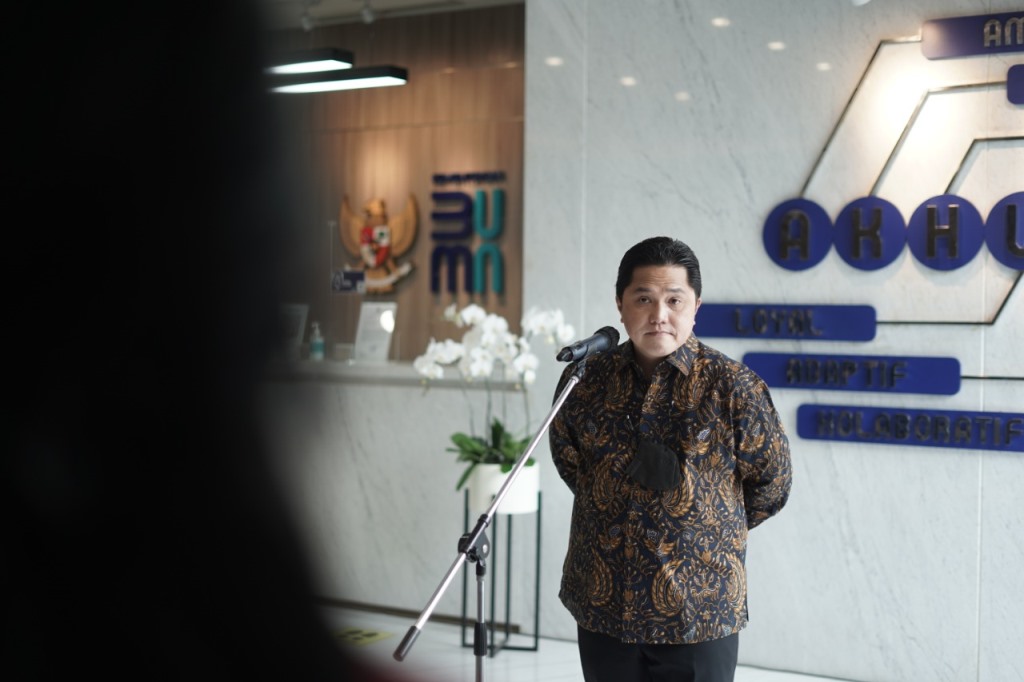Menteri BUMN Erick Thohir