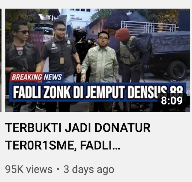 [Cek Fakta] Fadli Zon Dijemput Densus 88? Ini Faktanya