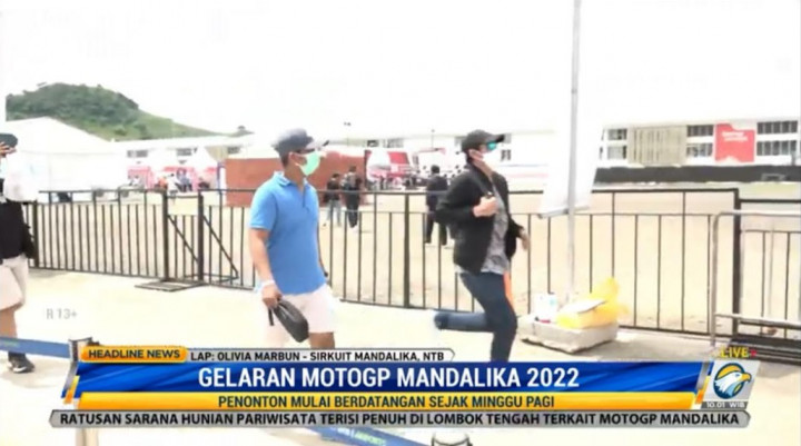 Mengintip Antusiasme Penonton Jelang Puncak MotoGP Mandalika 2022