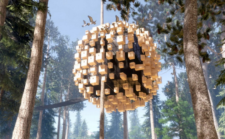 Unik, Kamar Hotel Ini Dikelilingi 350 Sangkar Burung