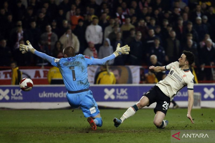 Hasil Piala FA: Menang Tipis atas Nottingham, Liverpool Jumpa Manchester City di Semifinal