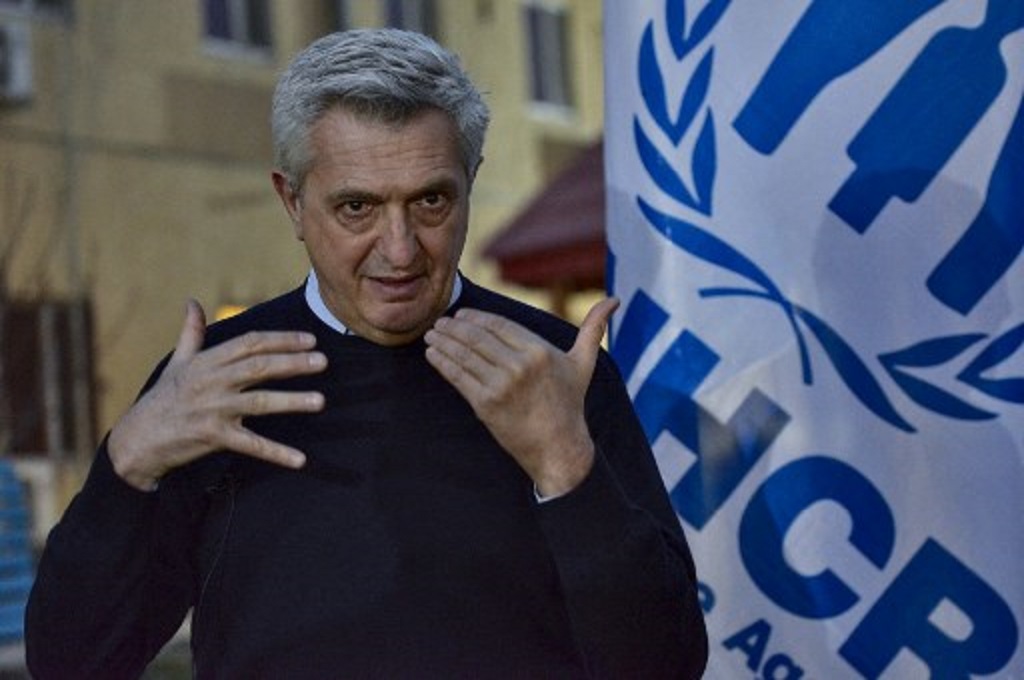 Komisaris Tinggi PBB untuk Pengungsian, Filippo Grandi. (Ahmad SAHEL ARMAN / AFP)