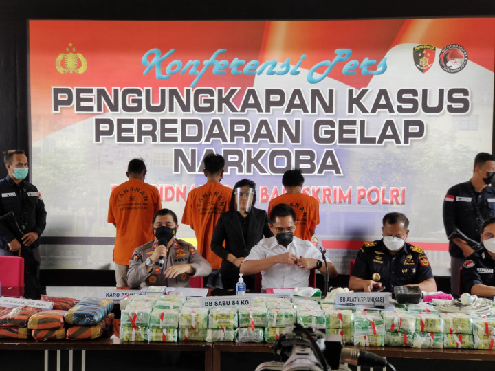 Penyelundupan 84 Kg Sabu Lewat Laut Digagalkan